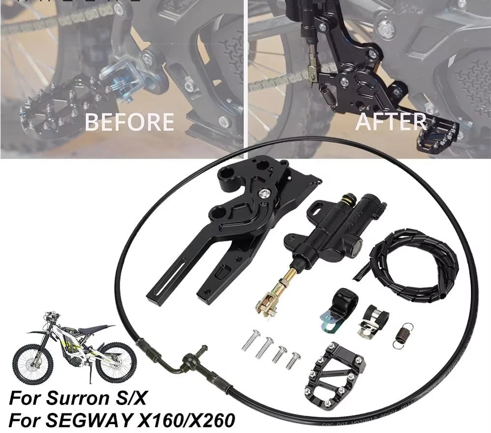 Rear Hydraulic Foot Brake for Surron LBX/S or Segway X16
