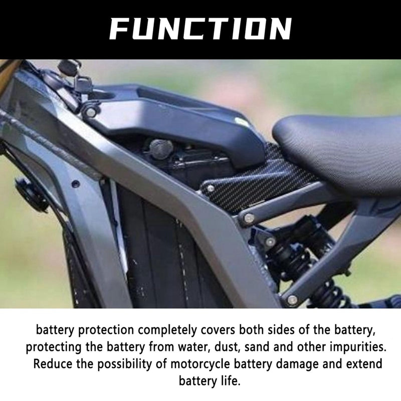 Carbon Fiber Battery Lock Cover for Surron LBX